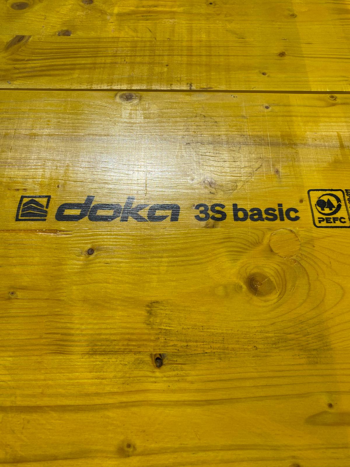 Placă galbenă pentru cofraje Doka 3S Basic