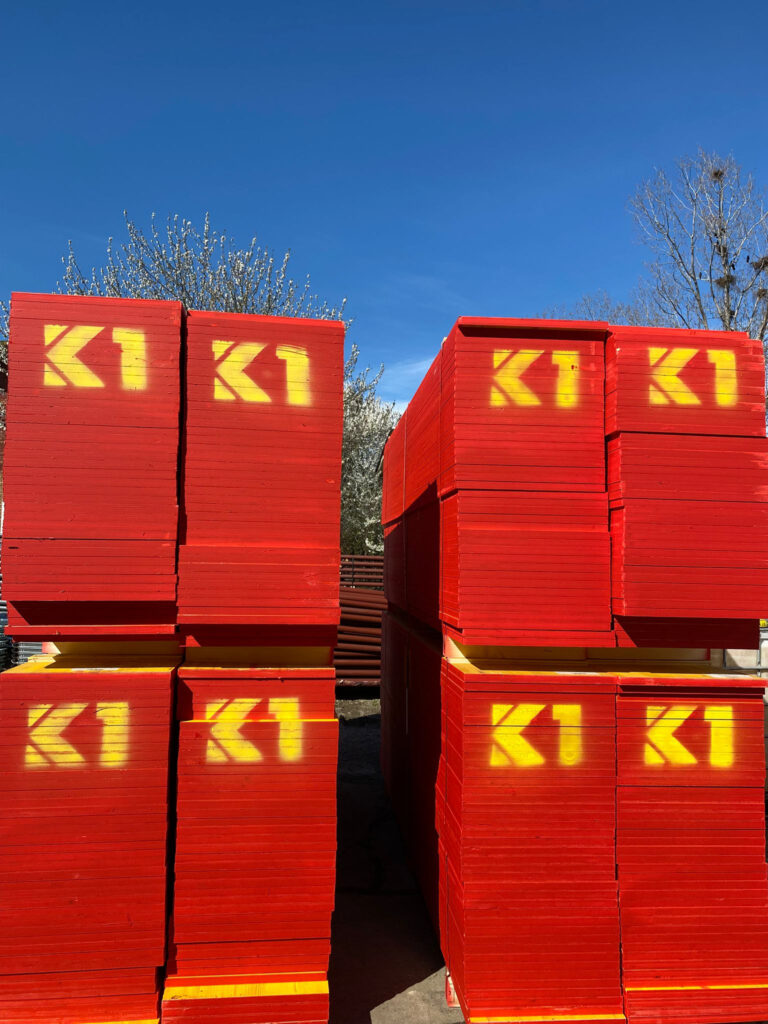 Placă galbenă pentru cofraje Kaufmann K1 Premium